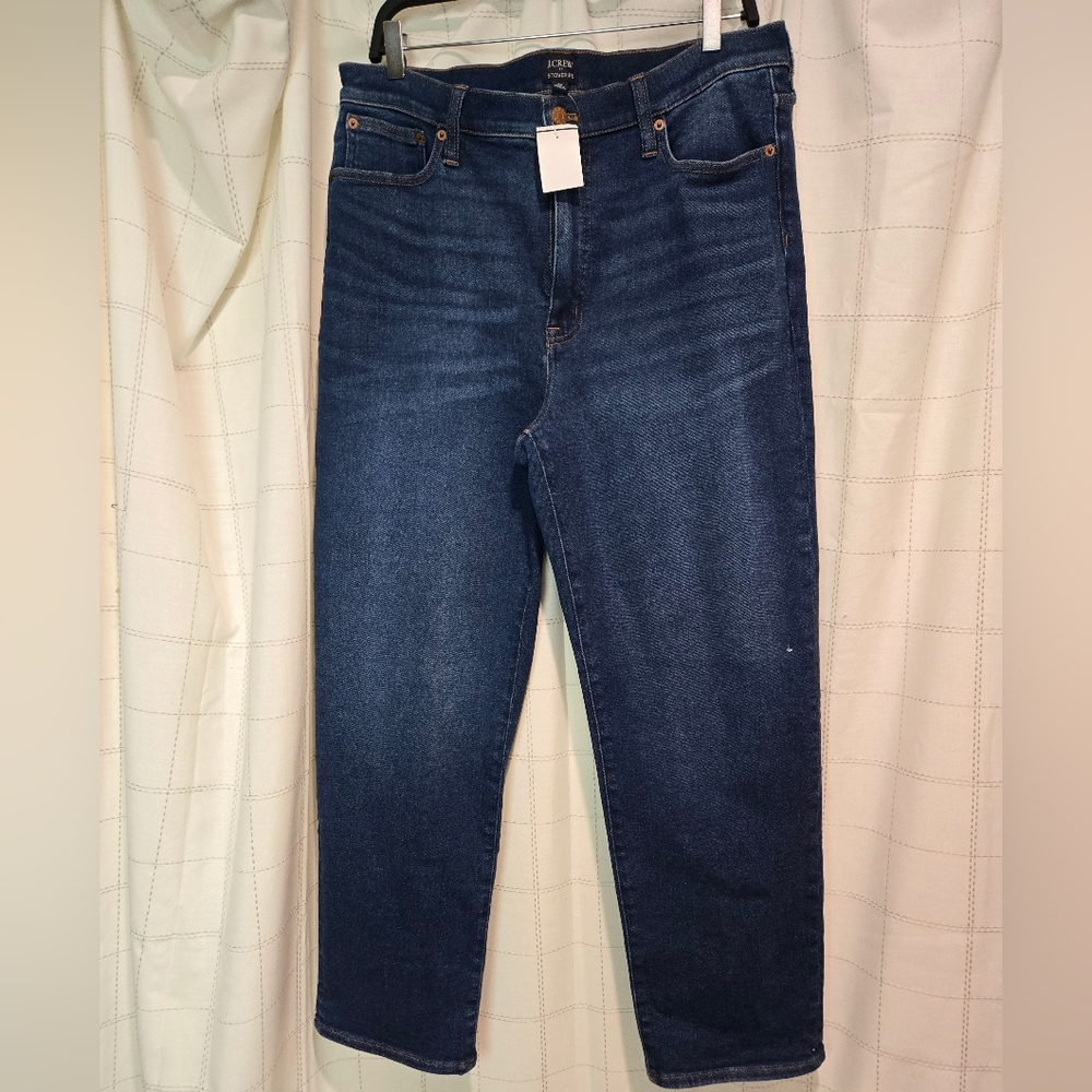 J. Crew High-rise stovepipe jean in signature stretch - Picture 2 of 4